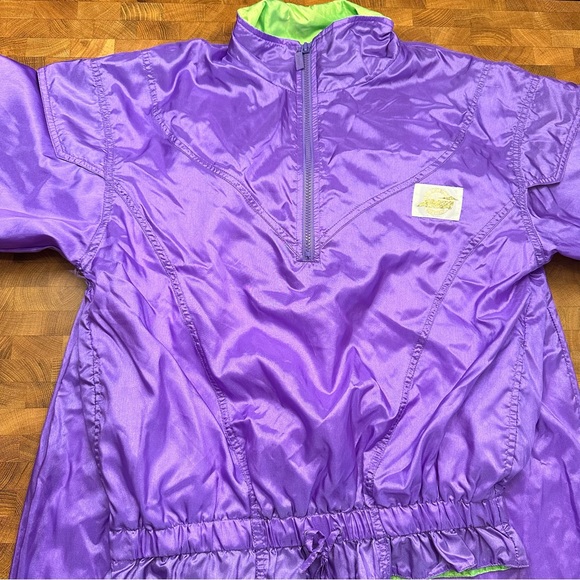 Avia Tops - Vintage 80’s Purple Track Suit- Top & Pants- Women’s Size Large